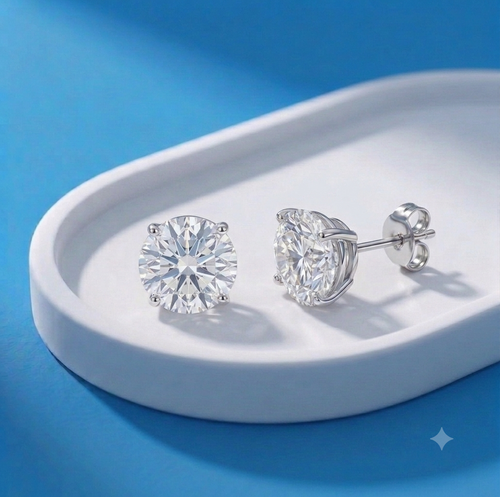 Diamond Stud Earrings