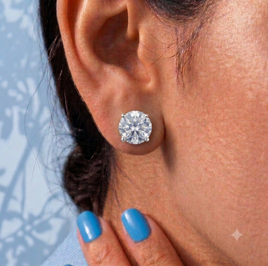 Diamond Stud Earrings