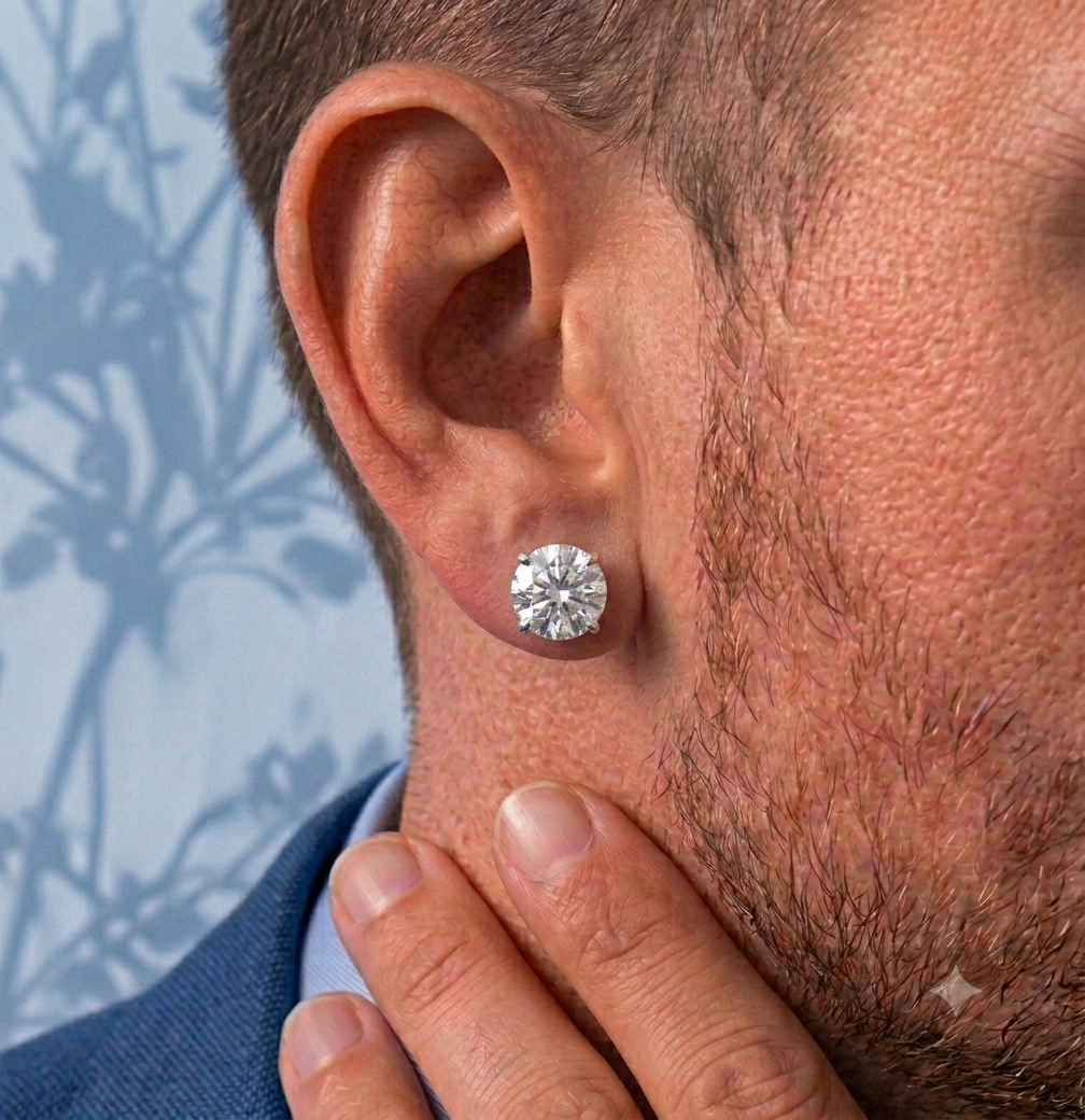 Diamond Stud Earrings
