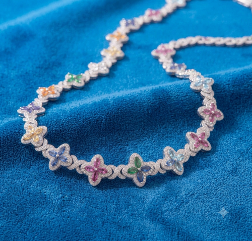 Infinity Clover Cuban Link