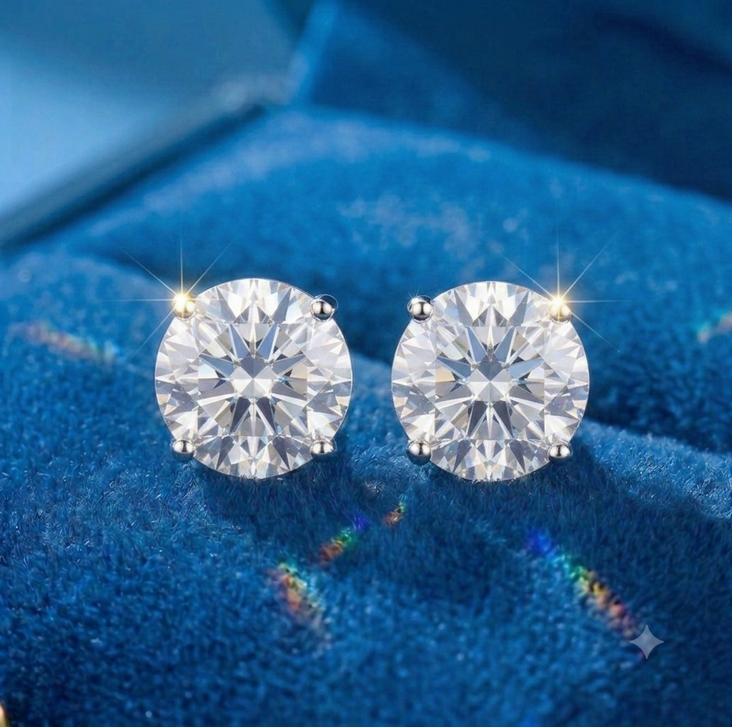 Diamond Stud Earrings